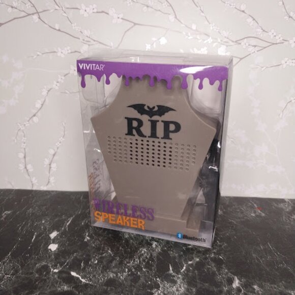 Target Bullseye Graveyard Headstone RIP Wireless Bluetooth Speaker - Picture 1 of 4